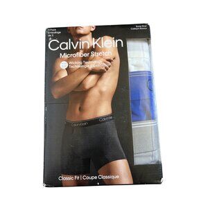 Calvin Klein Microfiber Stretch Boxer Briefs 3 Pack Size XL